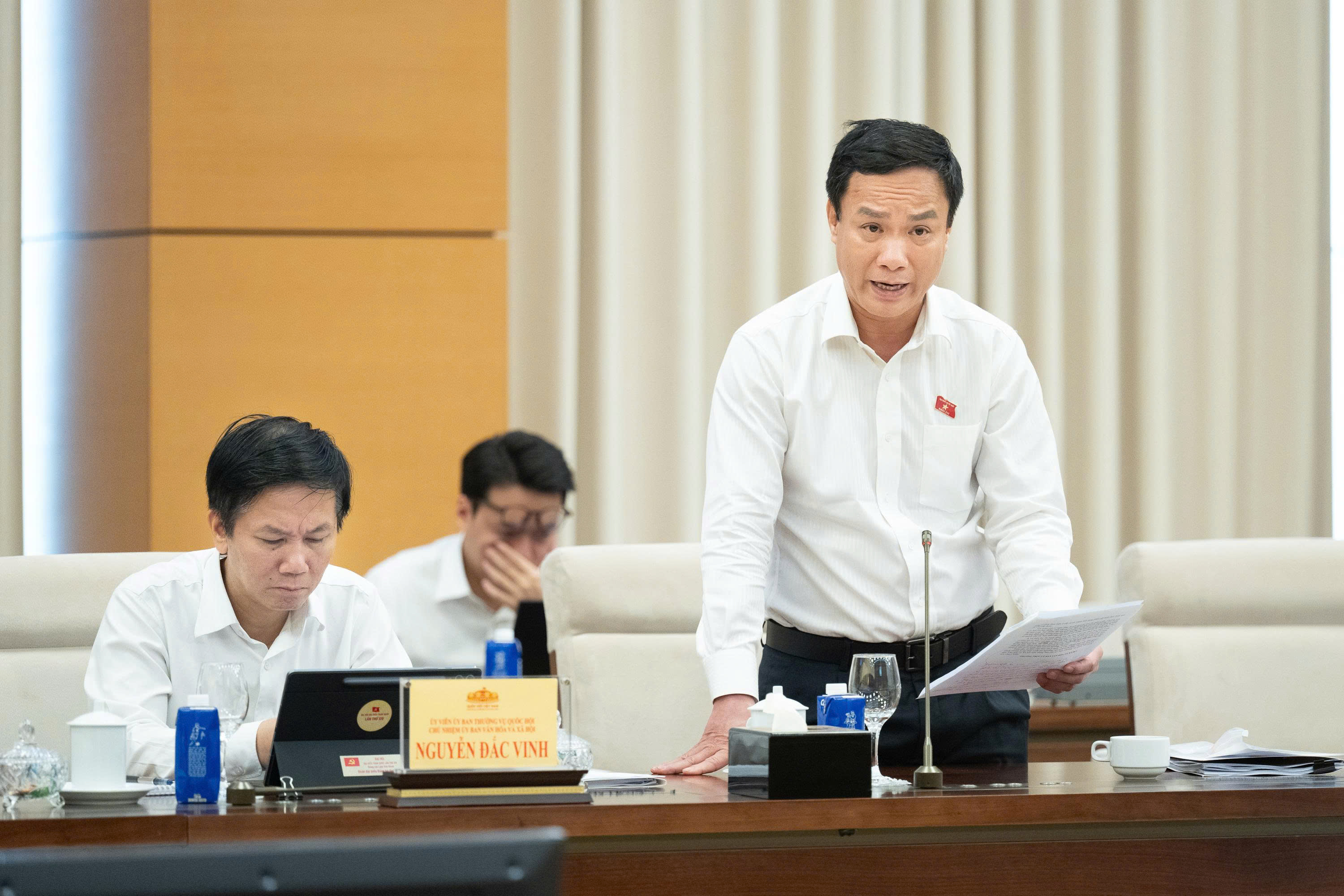 Ủy ban Thường vụ Quốc hội cho ý kiến về việc giải trình, tiếp thu, chỉnh lý đối với dự thảo Luật Tín ngưỡng, tôn giáo (sửa đổi)