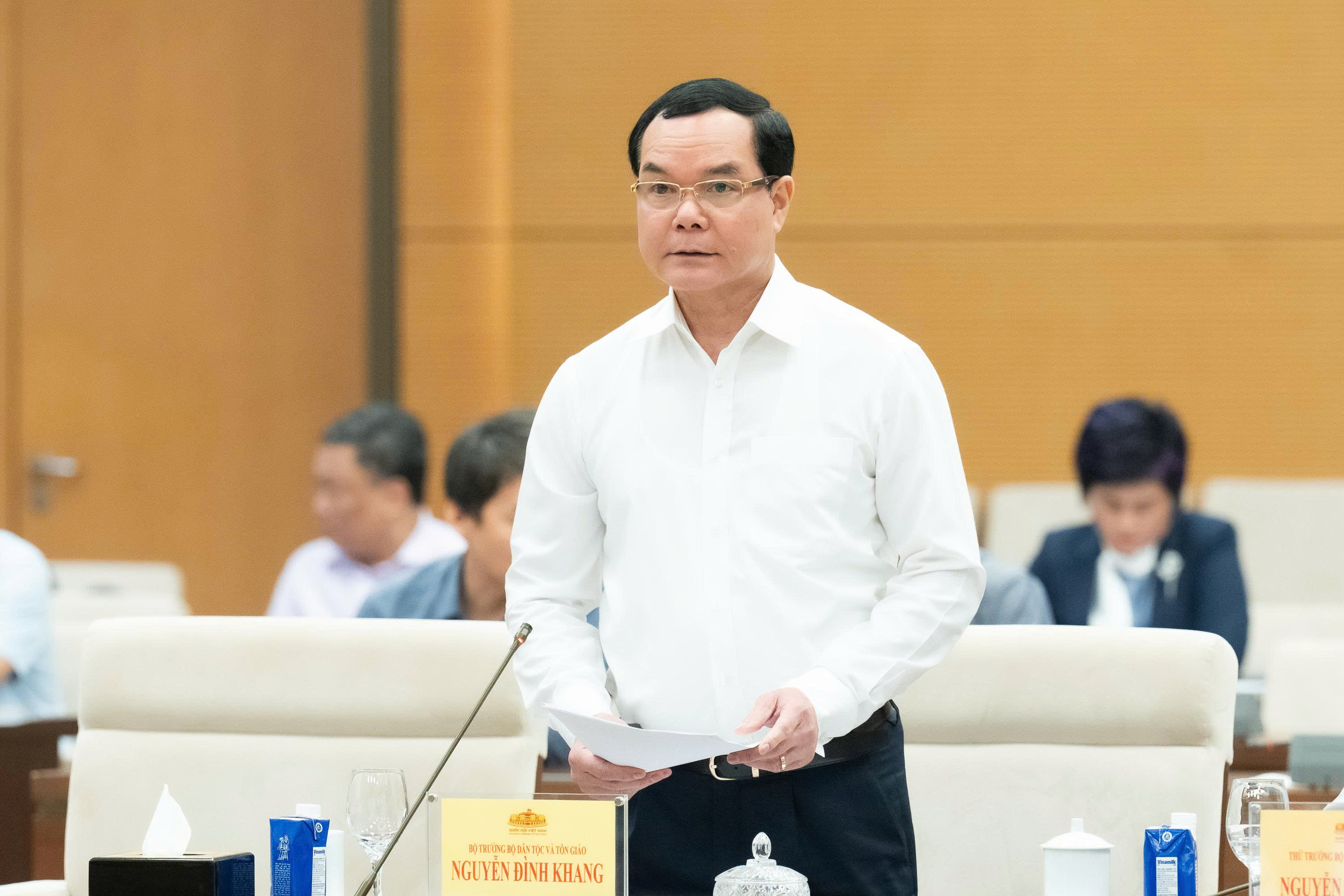 Ủy ban Thường vụ Quốc hội cho ý kiến về việc giải trình, tiếp thu, chỉnh lý đối với dự thảo Luật Tín ngưỡng, tôn giáo (sửa đổi)