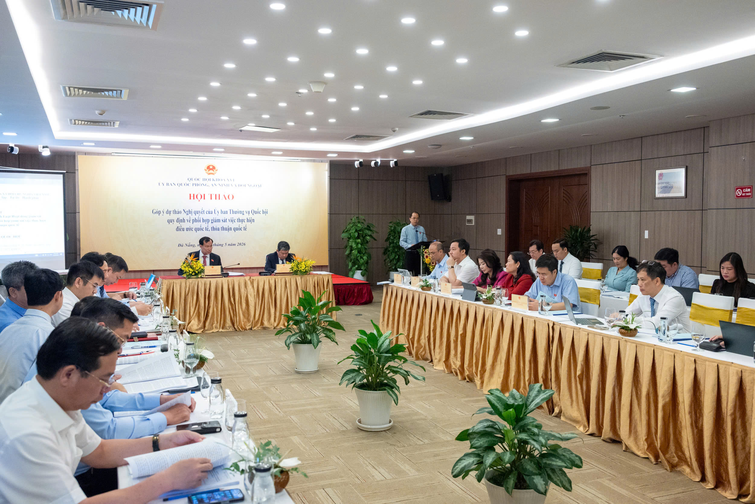 Hội thảo “Góp ý dự thảo Nghị quyết của Ủy ban Thường vụ Quốc hội quy định về phối hợp giám sát việc thực hiện điều ước quốc tế, thỏa thuận quốc tế”