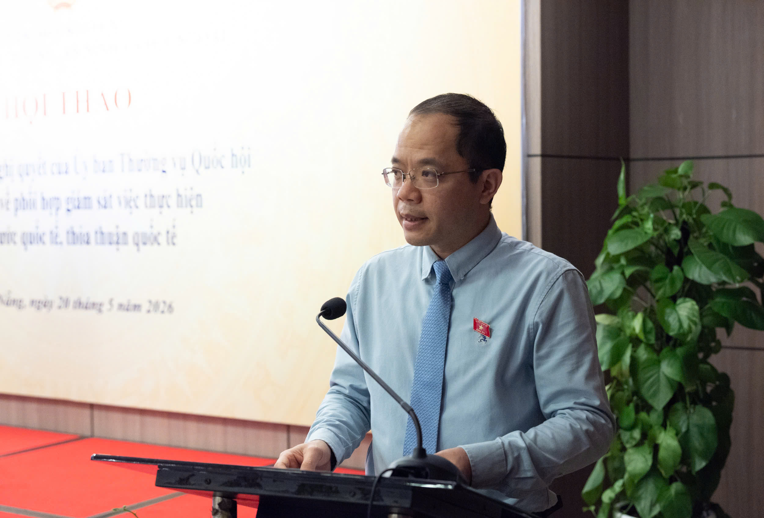 Hội thảo “Góp ý dự thảo Nghị quyết của Ủy ban Thường vụ Quốc hội quy định về phối hợp giám sát việc thực hiện điều ước quốc tế, thỏa thuận quốc tế”