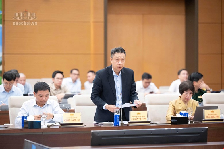 Thứ trưởng Bộ Công Thương Nguyễn Việt Sơn đề cập về sự cần thiết ban hành Luật sửa đổi, bổ sung một số điều của Luật Điện lực